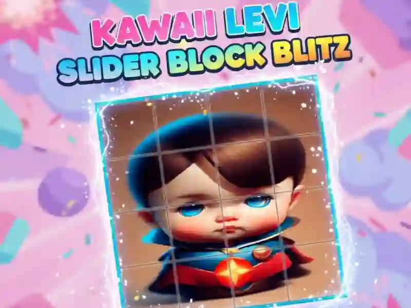 Spel Kawaii Levi Slider Block Blitz på nätet