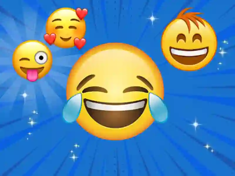 Spel Emoji utmaning på nätet