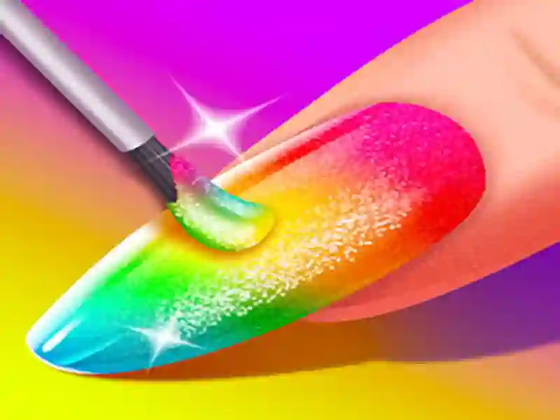 Spel Flickor mode nagel salong på nätet