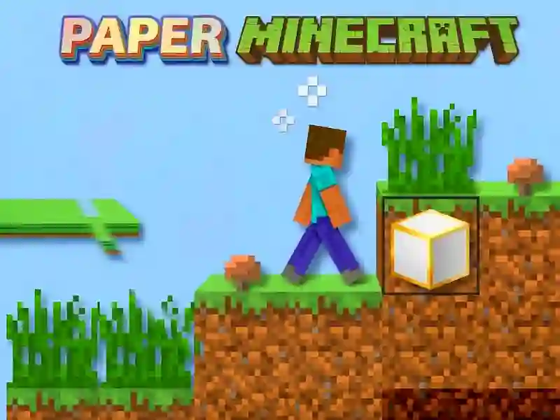 Spel Papper Minecraft på nätet