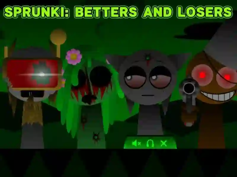 Spel Sprunki: Bättre och förlorar på nätet