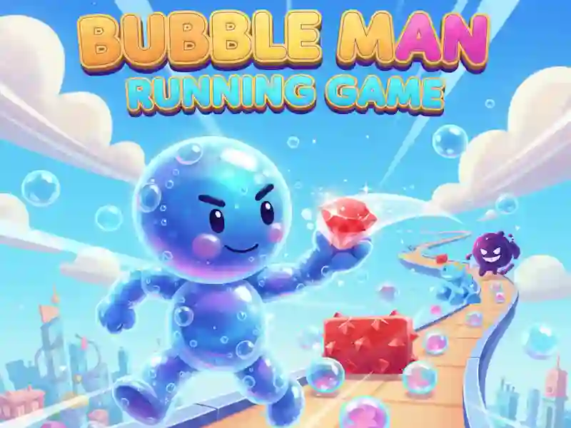 Spel Bubble Man Running Game på nätet