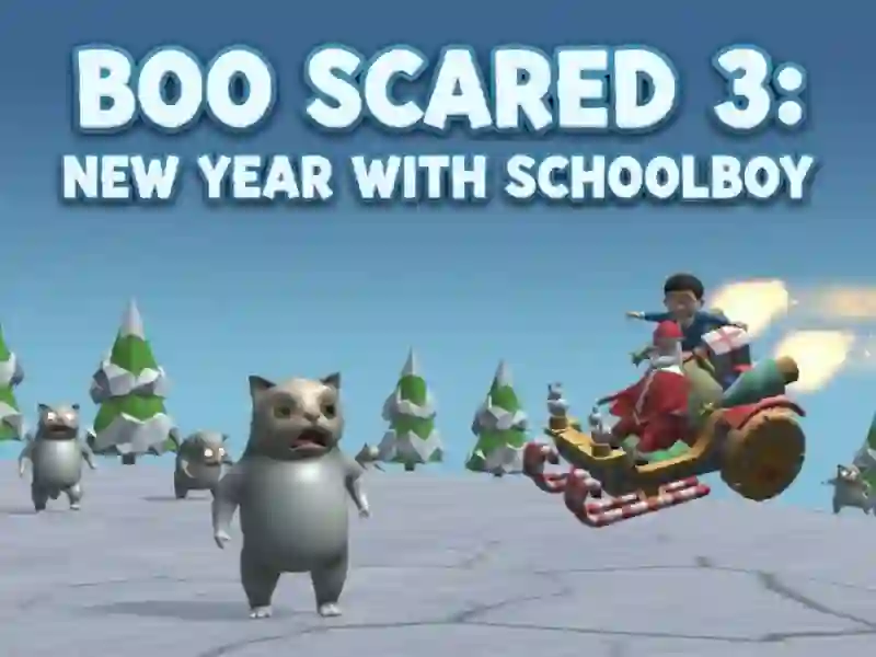 Spel Boo Scared 3: Nyår med skolpojke på nätet