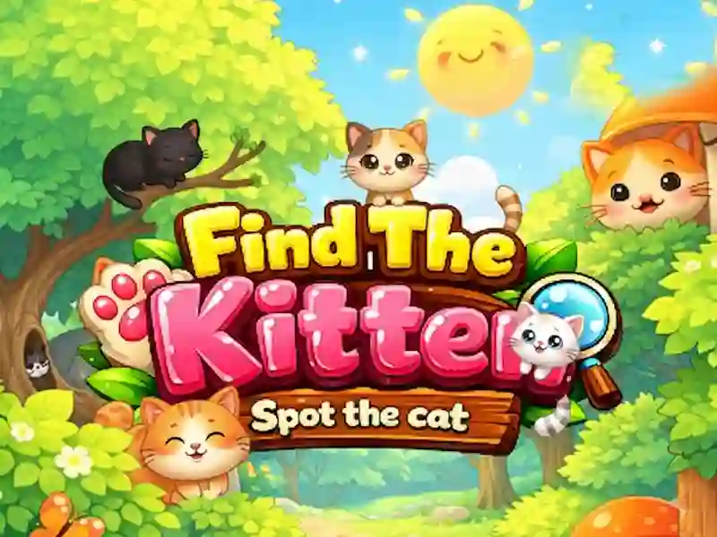 Spel Hitta kattungen Spot the Cat på nätet