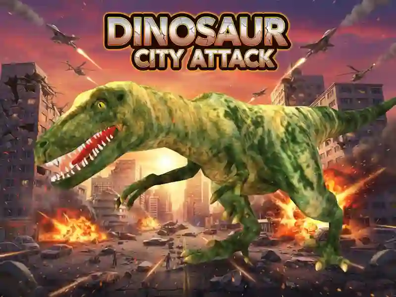 Spel Dinosaur City Attack på nätet
