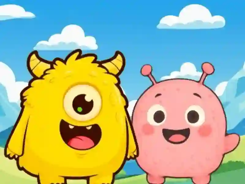 Spel Glada monster på nätet