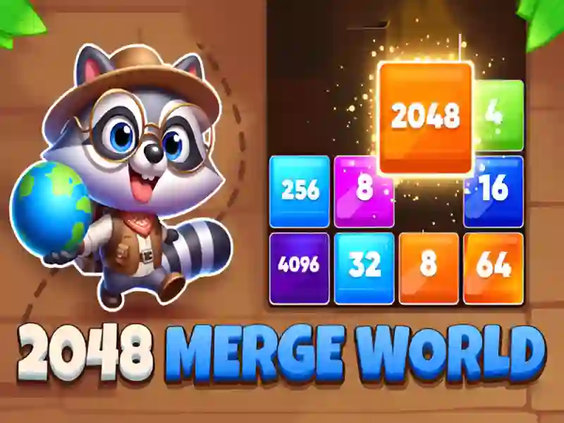 Spel 2048 Merge World på nätet
