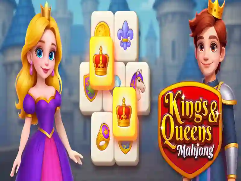 Spel Kings och Queens Mahjong på nätet