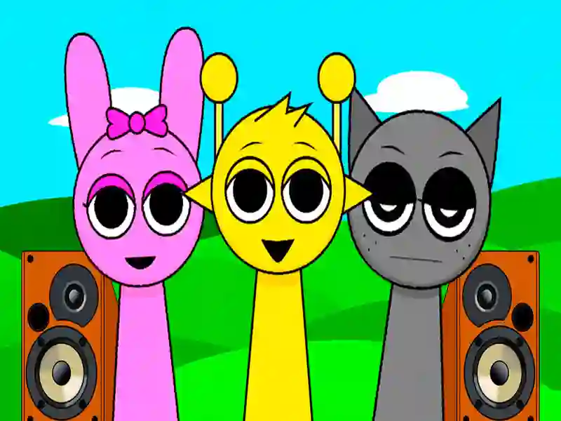 Spel Sprunki Monster Music Beats på nätet
