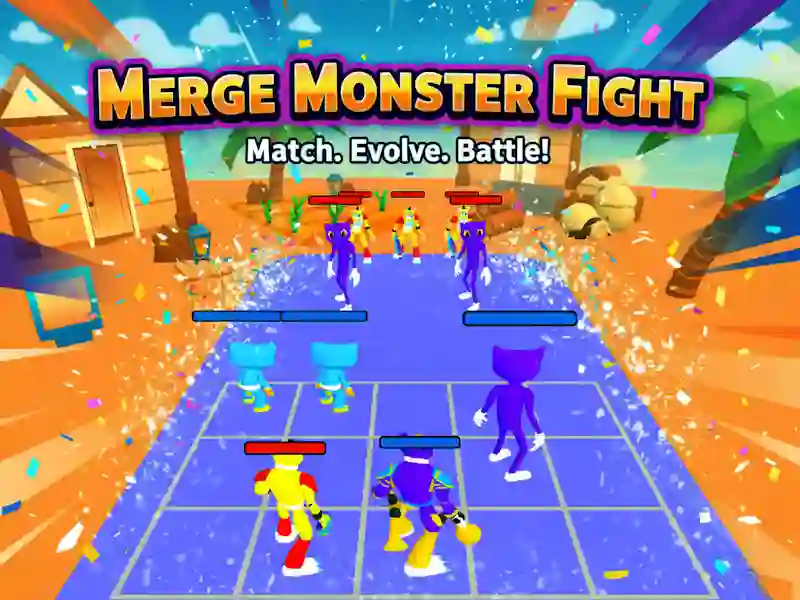 Spel Slå samman Monster Fight på nätet