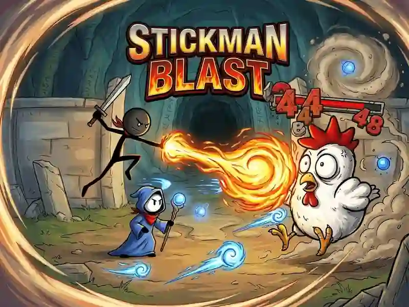Spel Stickman Blast på nätet