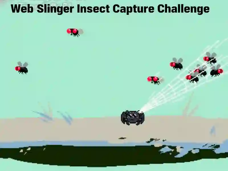 Spel Web Slinger Insect Capture Challenge på nätet