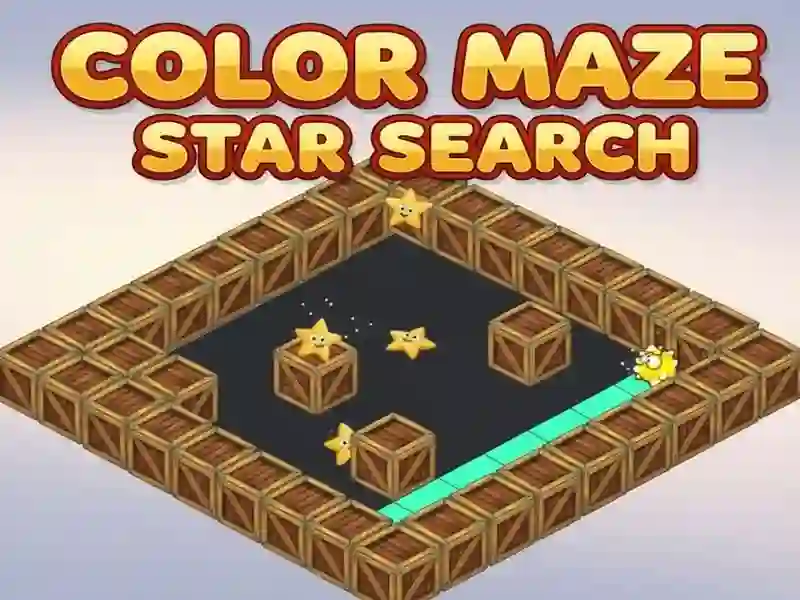 Spel Color Maze Star Search på nätet