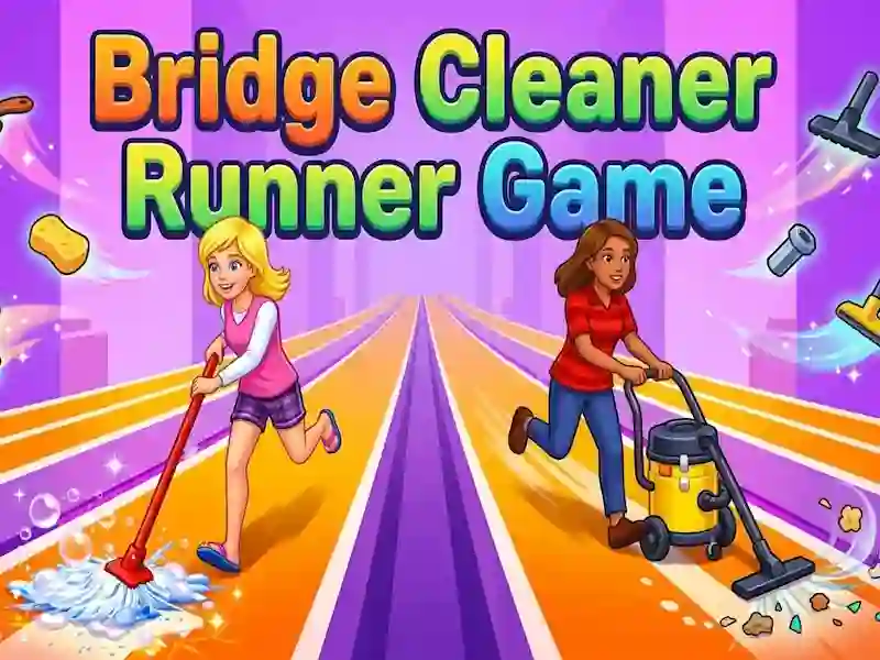 Spel Bridge Cleaner Runner Game på nätet