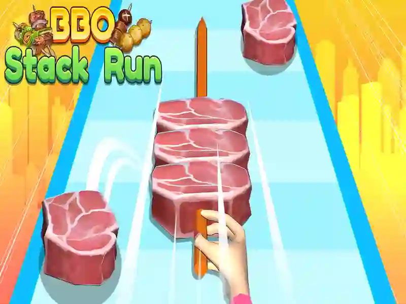 Spel BBQ Stack Run pÄ nÀtet Spel BBQ Stack Run pÄ nÀtet