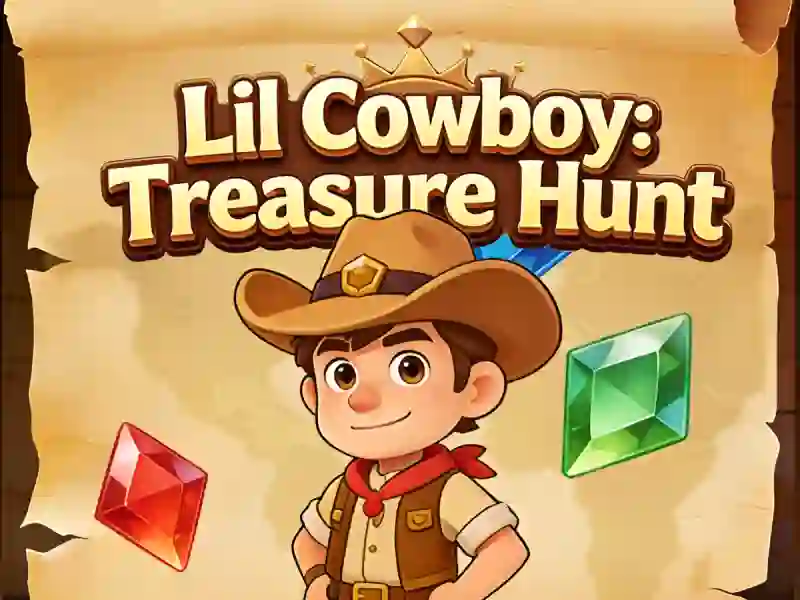 Spel Lil Cowboy: Skattjakt på nätet