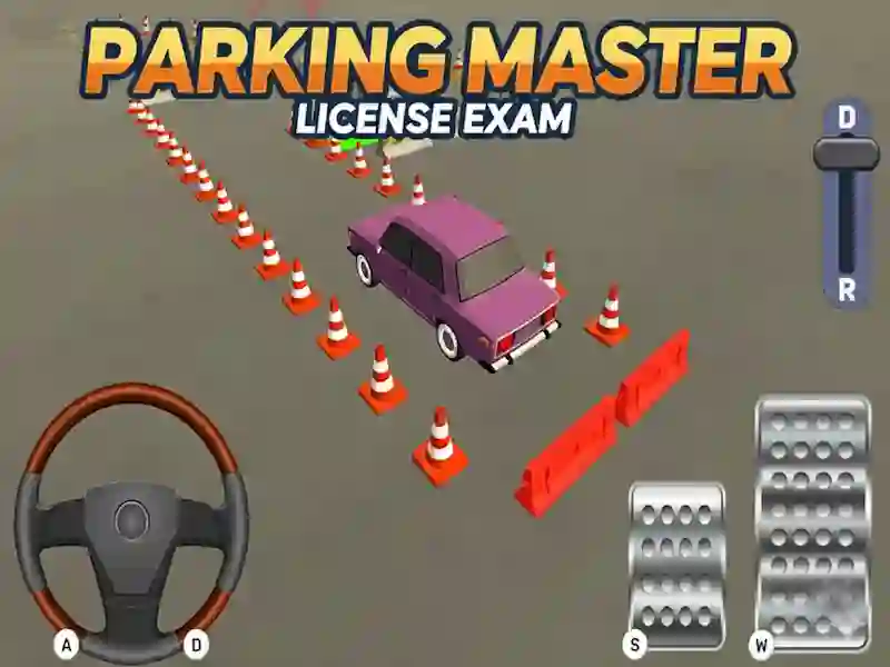 Spel Parking Master: Licensexamen på nätet