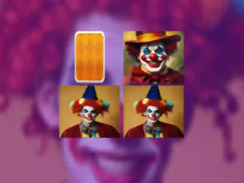 Spel Clown Memory Match på nätet