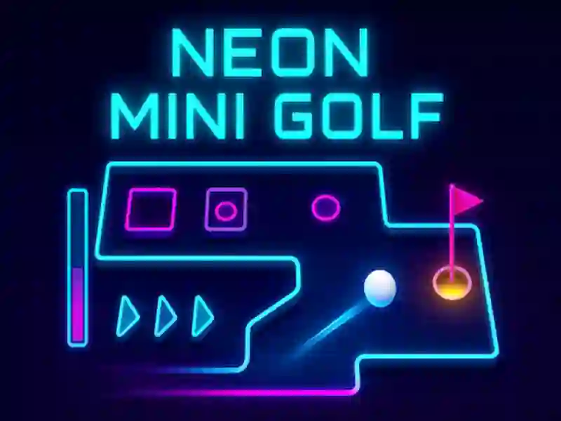 Spel Neon minigolf på nätet