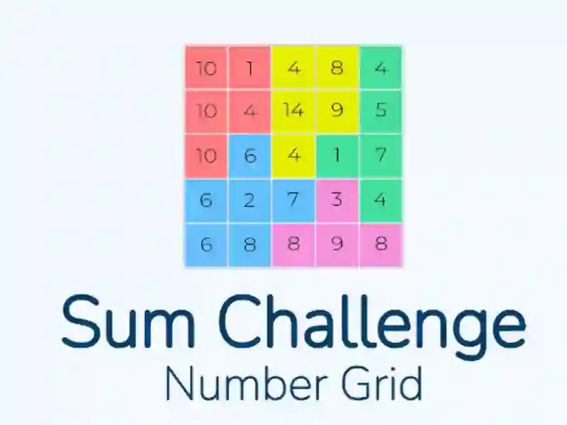 Spel Summan Challenge Number Grid pÄ nÀtet Spel Summan Challenge Number Grid pÄ nÀtet