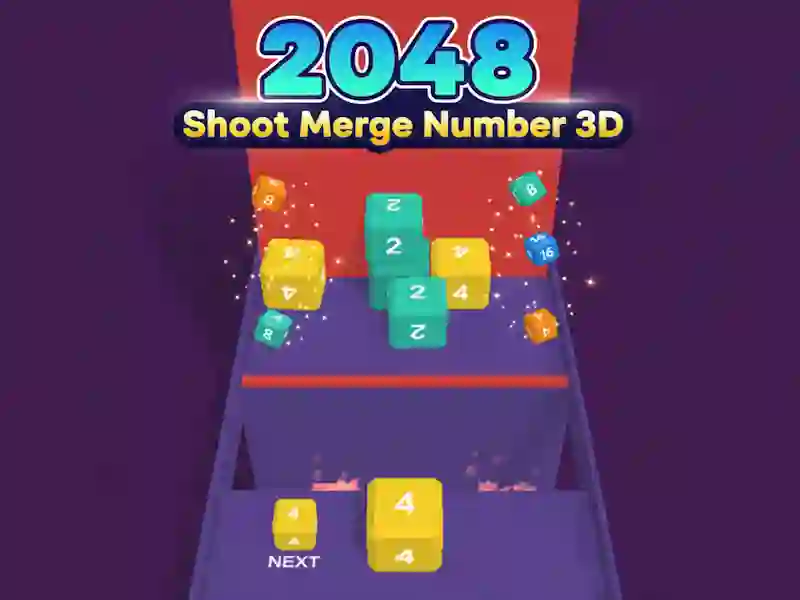 Spel 2048 Shoot Merge Number 3D på nätet