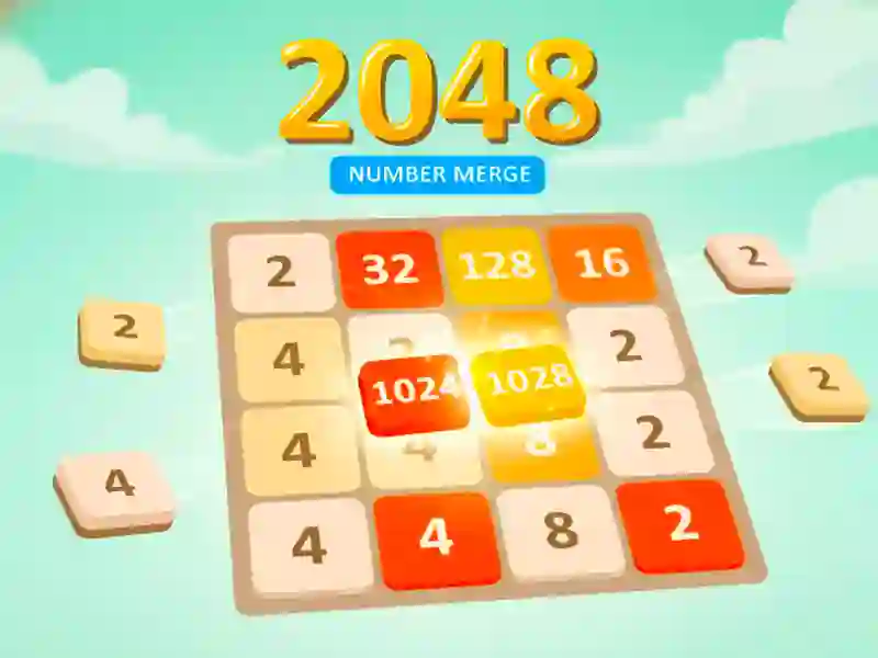 Spel 2048 Nummersammanfogning på nätet