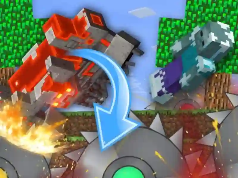 Spel Mobs Farm i MineBlock! på nätet