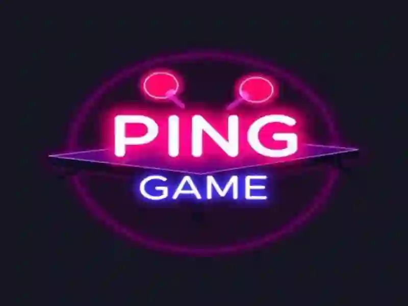 Spel Neon pingis på nätet