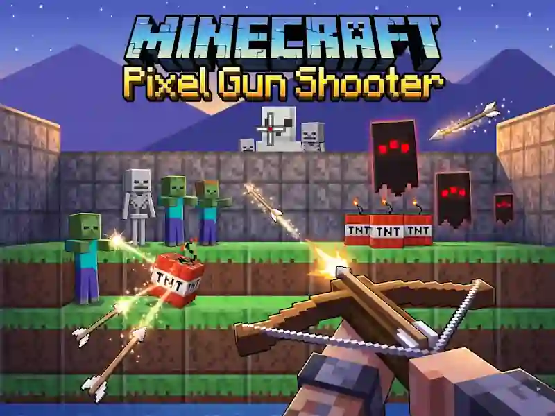 Spel Minecraft Pixel Gun Shooter på nätet