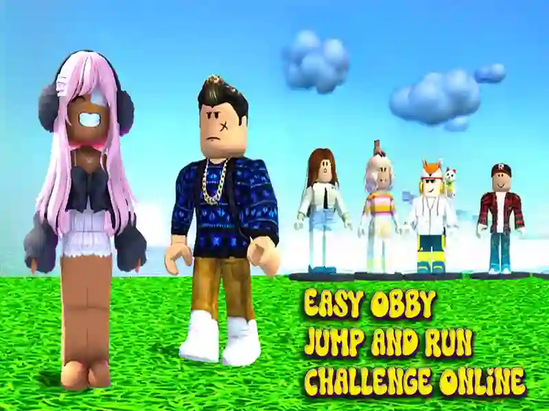 Spel Easy Obby Jump and Run Challenge Online på nätet