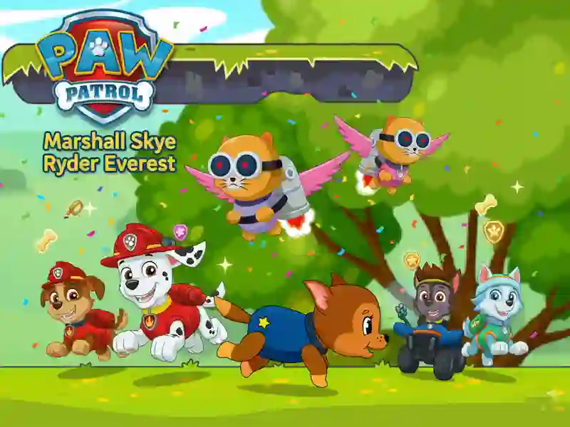 Spel Paw Patrol Marshall Skye Ryder Everest på nätet