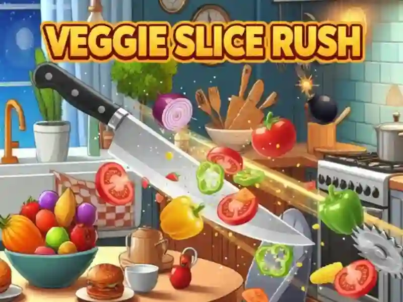 Spel Veggie Slice Rush på nätet