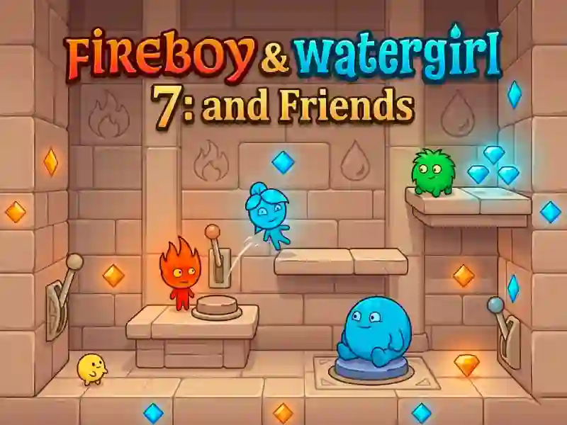 Spel Fireboy & Watergirl 7: and Friends på nätet