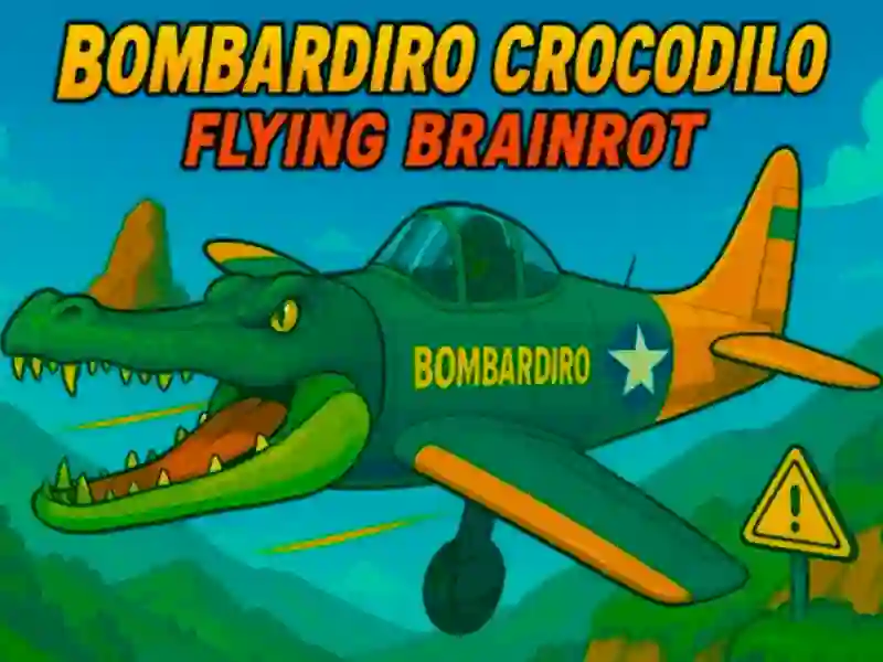 Spel Bombardiro Crocodilo Flying BrainRot på nätet