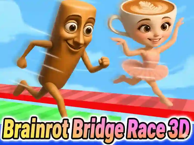 Spel Brainrot Bridge Race 3D på nätet
