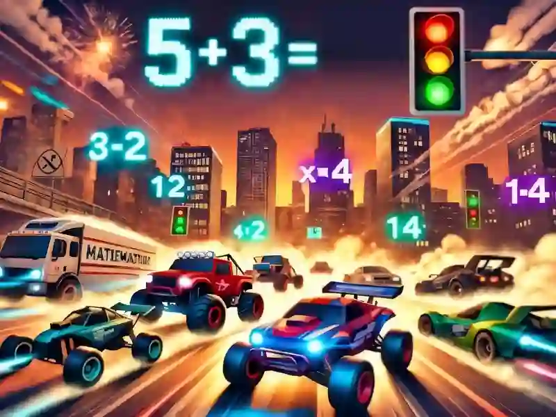 Spel Matematik racing på nätet