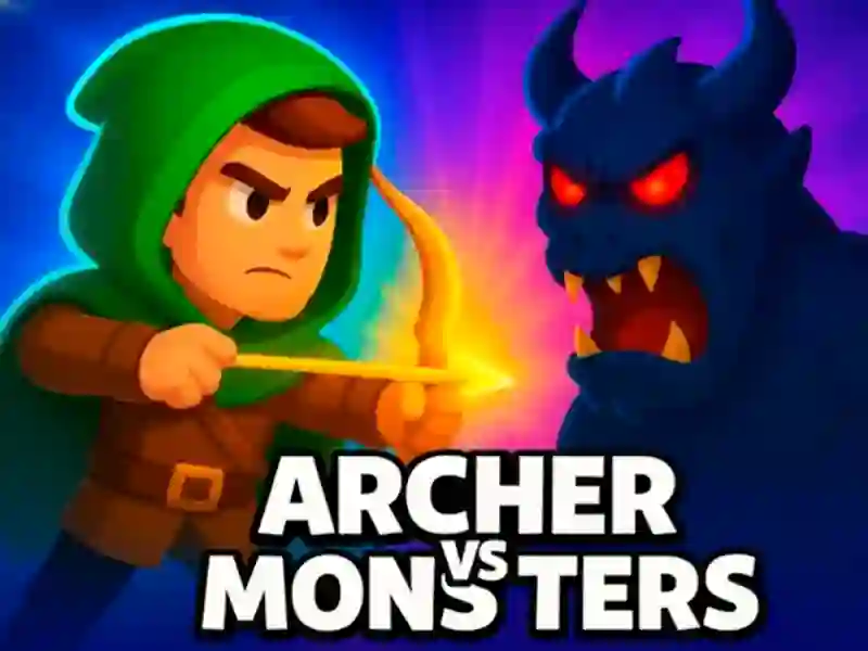 Spel Archer vs monster på nätet