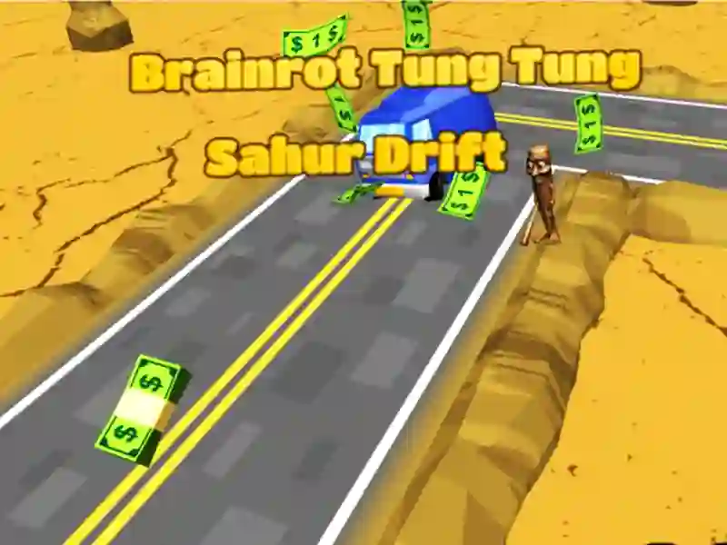 Spel Brainrot Tung Tung Sahur Drift på nätet