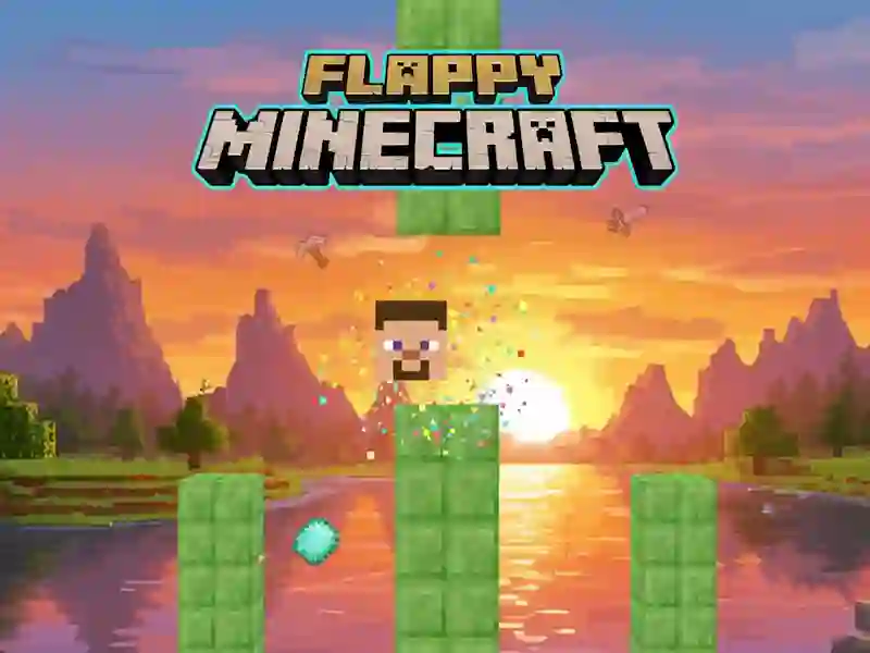 Spel Flappy Minecraft på nätet
