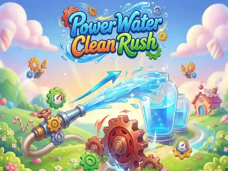 Spel Power Water Clean Rush på nätet