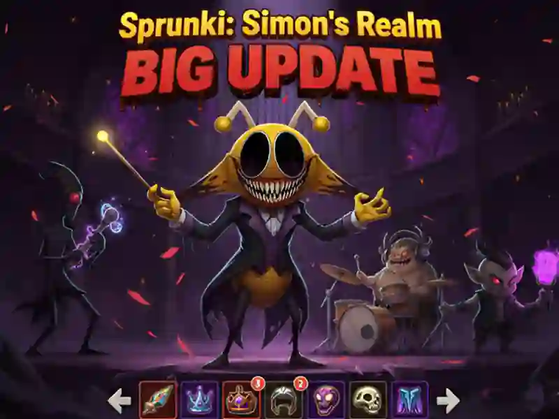 Spel Sprunki: Simon's Realm Big Update på nätet