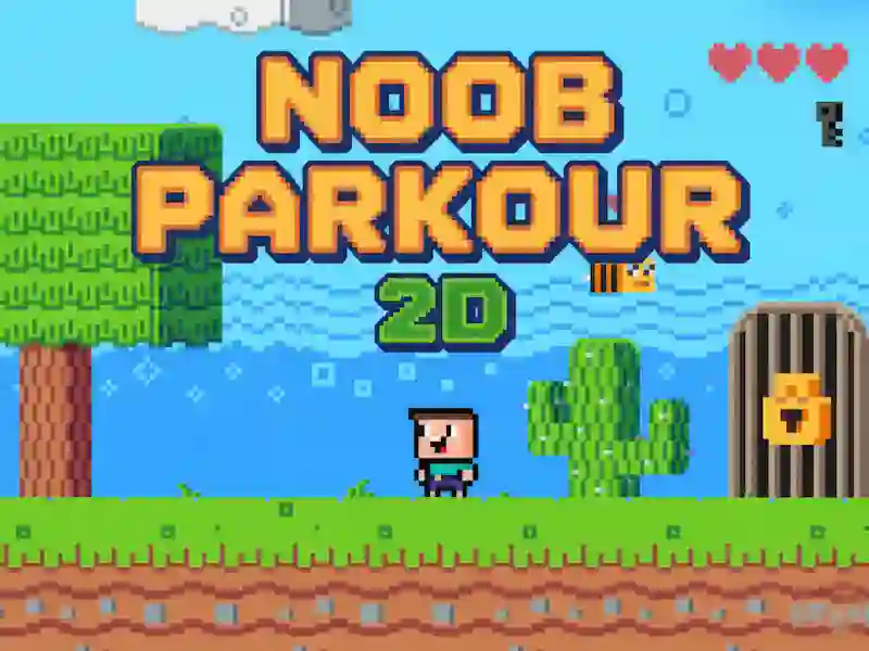 Spel Noob Parkour 2D på nätet
