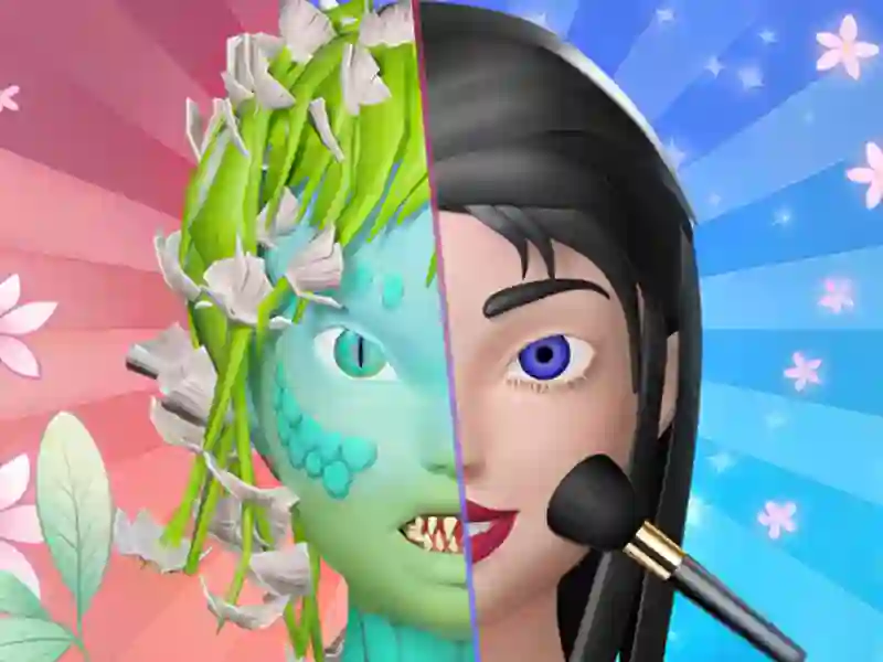 Spel Monster Makeup 3D på nätet