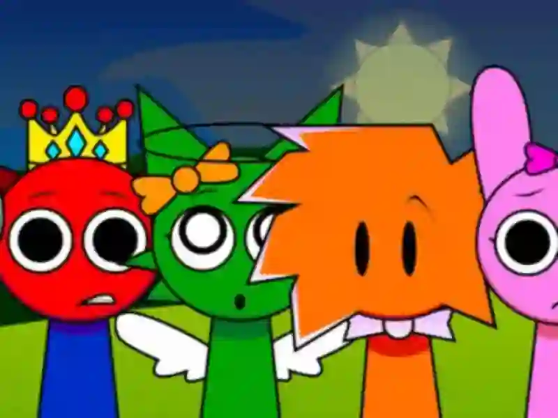 Spel Sprunki. MSI på nätet