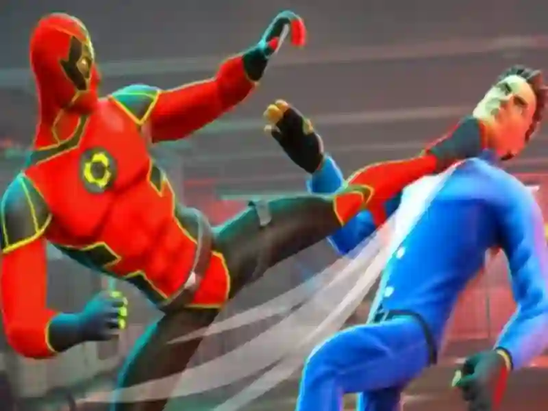 Spel Superhjältekamp på nätet