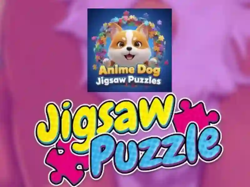 Spel Anime Dog Jigsaw Pussel på nätet