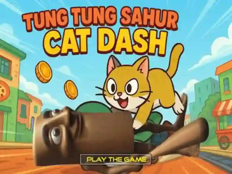 Spel Tung Tung Sahur Cat Dash på nätet