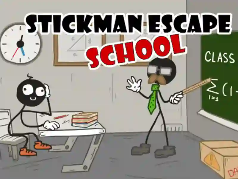 Spel Stickman Escape School på nätet