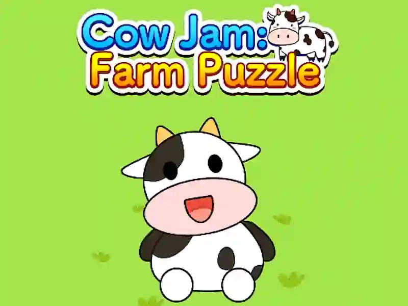 Spel Cow Jam Farm puzzle på nätet