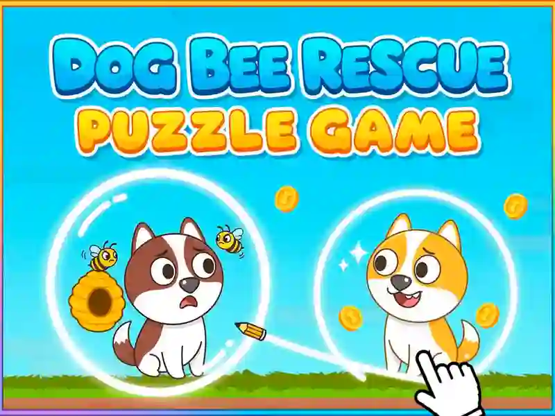 Spel Dog Bee Rescue Pusselspel på nätet